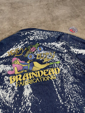 Brain Dead x Dickies Collab Dyed Denim Chore Coat L 28x30